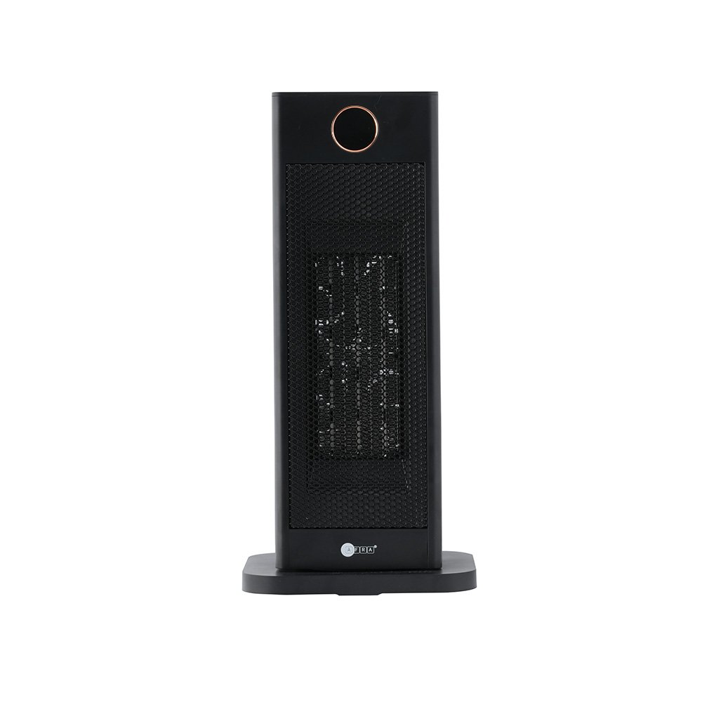 AFRA Space Heater - 2000W, PTC Ceramic, ECO Mode, 12H Timer, Black